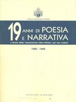 19 anni di poesia e narrativa 1980-1998