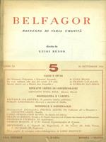 Belfagor Anno XI n. 5/30 Settembre 1956