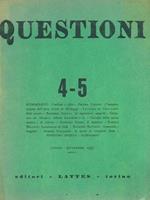 Questioni 4-5. Luglio Settembre 1957