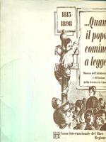 1815-1989 Quando il popolo cominciò a leggere