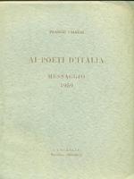 Ai poeti d'Italia messaggio 1959