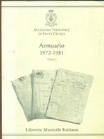 Annuario 1972-1981 tomo I
