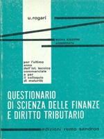 Questionario di scienza delle finanze ediritto tributario