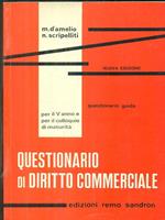 Questionario di diritto commerciale