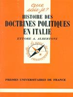 Histoire des doctrines politiques en Italie