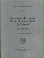 I cartolai del notaio Nicolò di Santa Giulia di Chiavari (1337, 1345-1348)