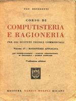 Corso di Computisteria e Ragioneria. Vol. IV Ragioneria applicata