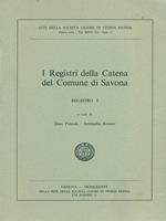 I restistri della catena del Comune di Savona