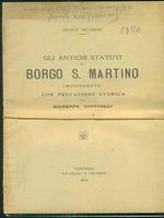 Gli antichi statuti di Borgo S. Martino