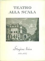 Stagione lirica 1951. 1952 L' uragano