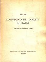 Atti del Convegno dei dialetti d'Italia