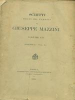 Scritti editi ed inediti di Giuseppe Mazzini Vol. VII