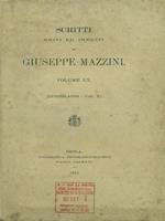 Scritti editi ed inediti di Giuseppe Mazzini Vol. XX