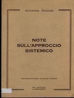 Note sull'approccio sistemico