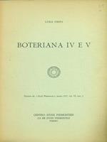 Boteriana IV e V