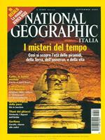 National Geographic Italia. Settembre 2001vol. 8 n. 3