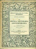 La critica letteraria contemporanea vol primo dal carducci al croce