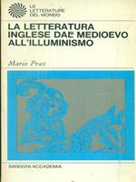 La letteratura inglese dal Medioevo all' Illuminismo