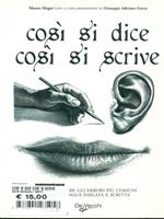 Cosi si dice cosi si scrive