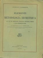 Elementi di metodologia biometrica