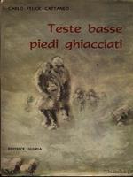 Teste basse piedi ghiacciati