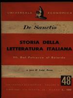Storia della letteratura italiana dal Petrarca al Boiardo