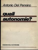 Quali autonomie?