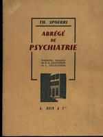 Abregè de psychiatrie