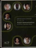 Guide to Adult Immunization