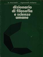 Dizionario di filosodia e scienze umane