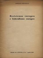 Resistenza europea e federalismo europeo / Estratto