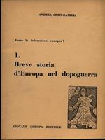 Breve storia d'Europa nel dopoguerra