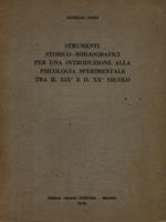 Strumenti Storico-Bibliografici