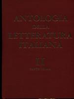 Antologia della letteratura italiana vol. II parte prima