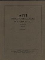 Atti della società ligure di storia patria XXXVI fasc. I