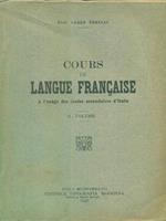 Cours de langue francaise II volume