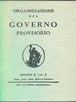 Organizzazione del governo provisorio