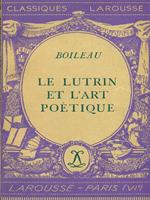 Le lutrin et l'art poetique