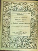 Storia della filosofia parte seconda la filosofia del cristianesimo vol II