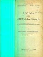 Antologia della letteratura italiana II parte prima