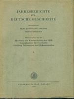 Jahresberichte fur Deutsche Geschichte. Neue Folge 34/35 Jahrgang 1982/1983 - 2vv