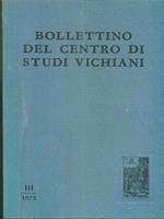 Bollettino del Centro di Studi Vichiani III. 1973