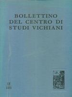 Bollettino del Centro di Studi Vichiani II - 1972