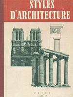 Styles d'architecture