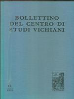 Bollettino del centro di studi vichiani IX. 1979