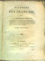 Histoire des francais tome troisieme