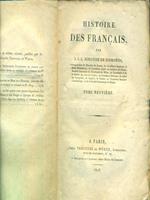 histoire des francais tome neuvieme