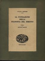 La fondazione della filosofia del diritto