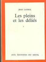 Les pleins et les delies