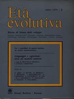 Età evolutiva n. 2/marzo 1979